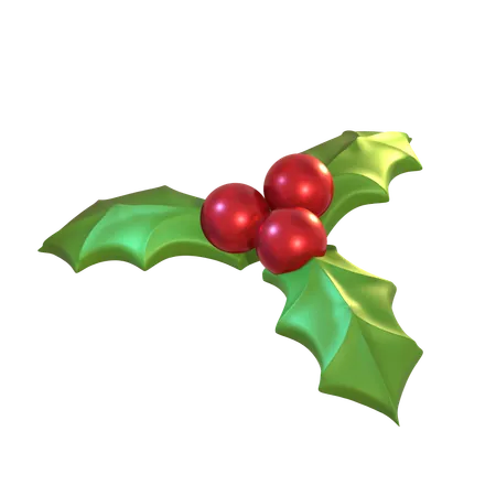 Elemento de cereja de natal  3D Icon