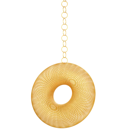 Elemento de anel de ouro  3D Icon
