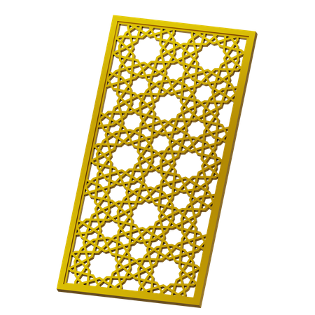 Elemento de patrón árabe  3D Icon