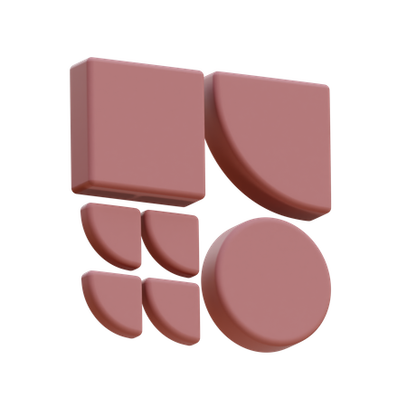 Elemento multiforma  3D Icon