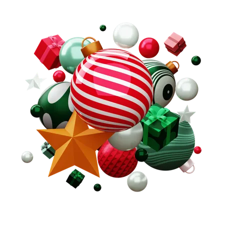 Elementos de Natal  3D Icon