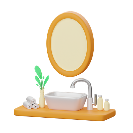 Esenciales para el baño  3D Icon