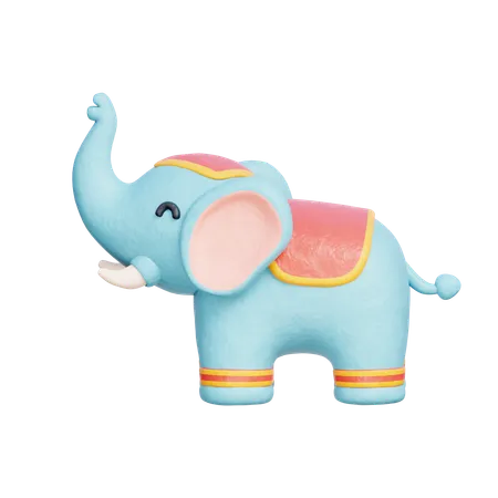 Éléphant  3D Icon