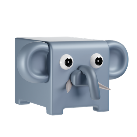 Elephant  3D Icon