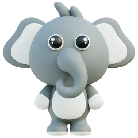 Elephant  3D Icon