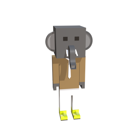 Elephant  3D Icon