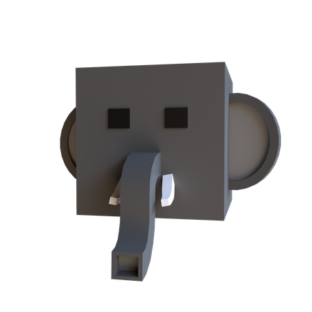 Elephant  3D Icon