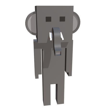 Elephant  3D Icon