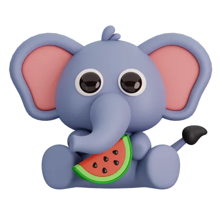 Elephant  3D Icon