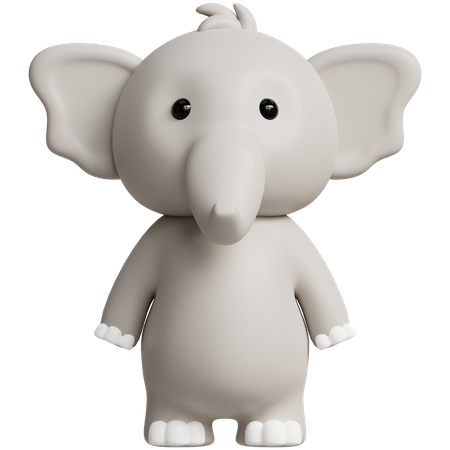 Elephant  3D Icon