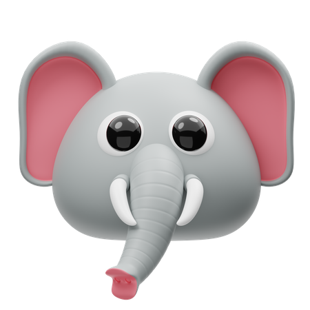 Éléphant  3D Icon