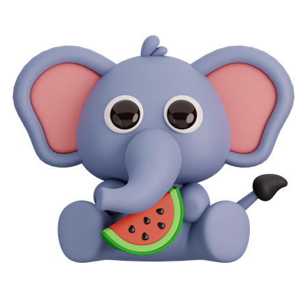 Elephant  3D Icon