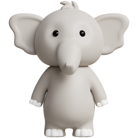Elephant  3D Icon