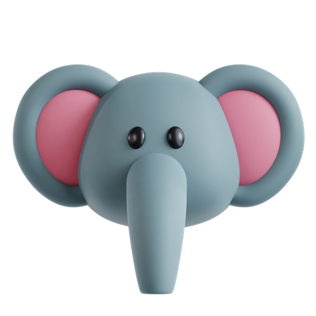 Elephant 3D Icon