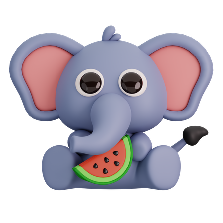 Elephant  3D Icon