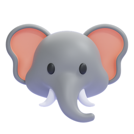 象の絵文字  3D Icon