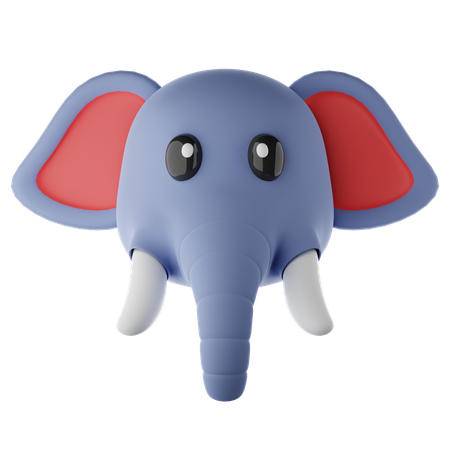 Elephant Emoji  3D Icon