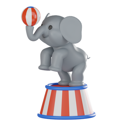 Elephant Entertainment  3D Icon