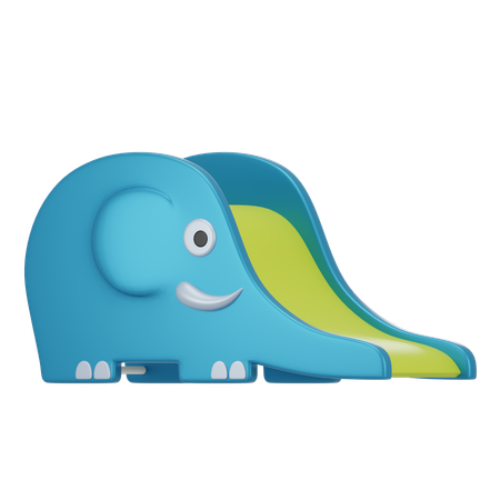 Elephant Slide  3D Icon