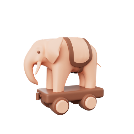 Elephant Toy  3D Icon