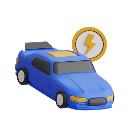 Eletric Car  3D Icon