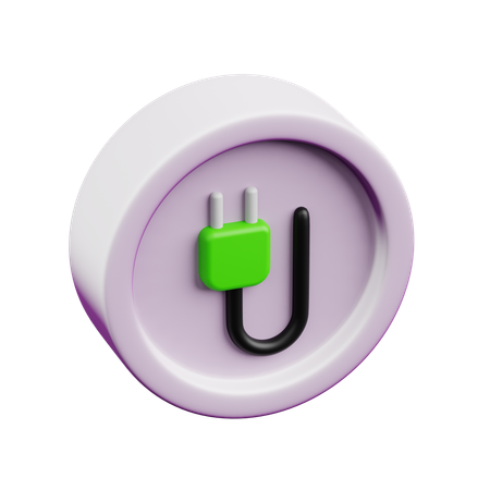 Tomada eletrica  3D Icon