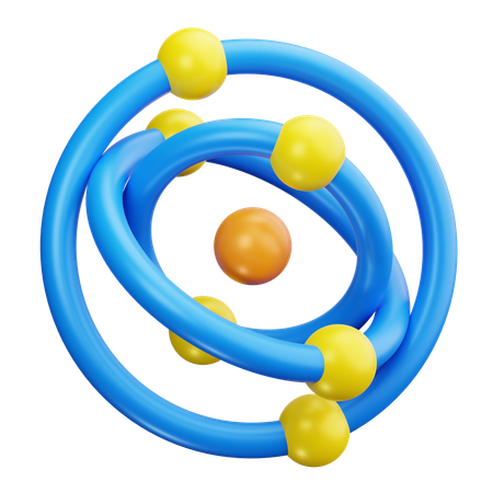 Elétron  3D Icon