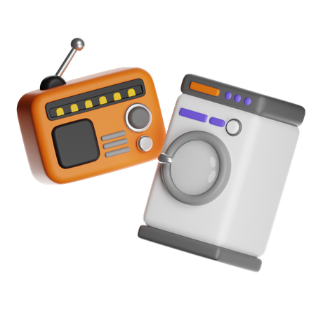 Eletrônicos  3D Icon