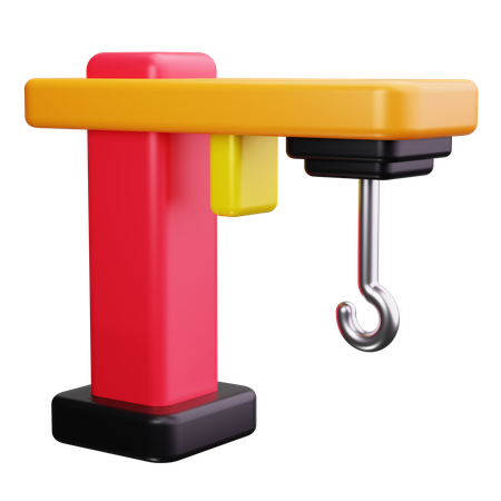 Elevación de grúa  3D Icon