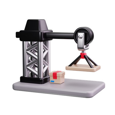 Elevación de grúa  3D Icon