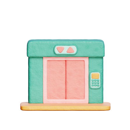 Elevador  3D Icon