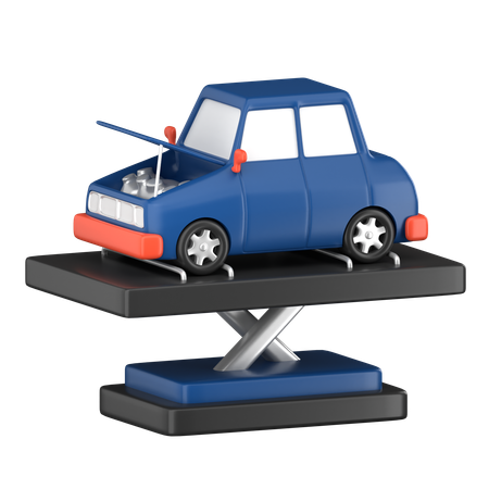 Levantador de carro  3D Icon