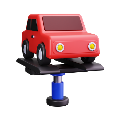 Elevador de carro  3D Icon
