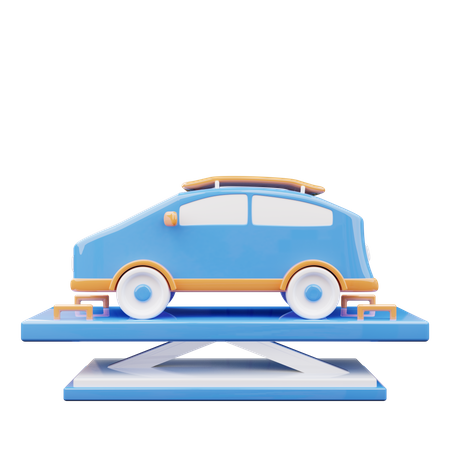 Levantador de carro  3D Icon