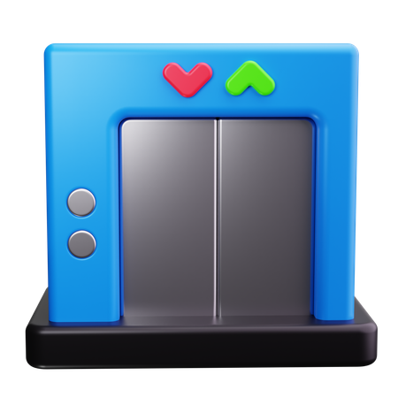 엘리베이터  3D Icon