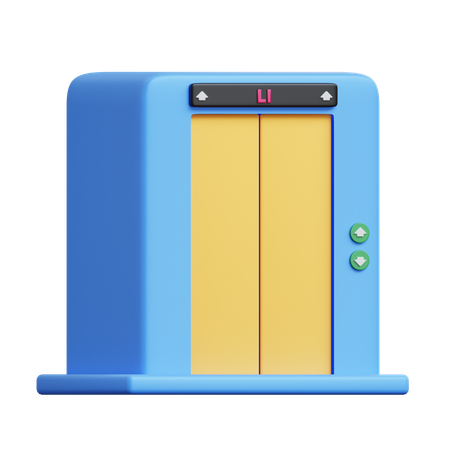 엘리베이터  3D Icon