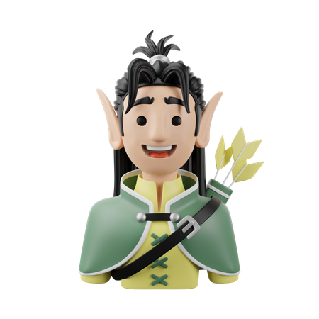 Elf  3D Icon