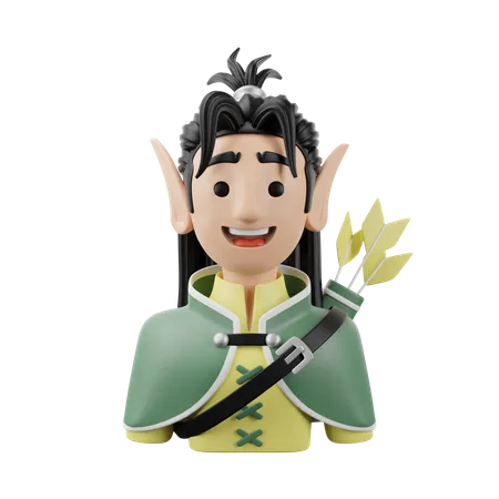 Elf  3D Icon