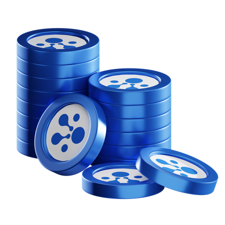 Elf Coin Stacks  3D Icon