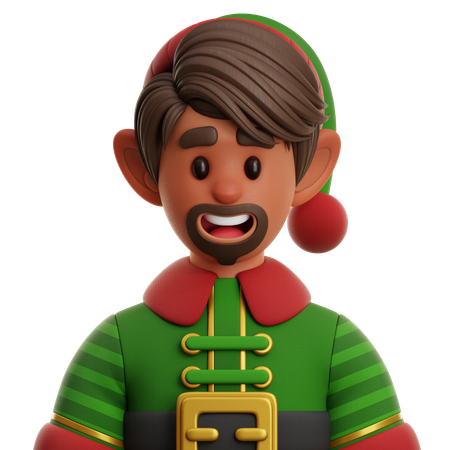 Elf Man  3D Icon