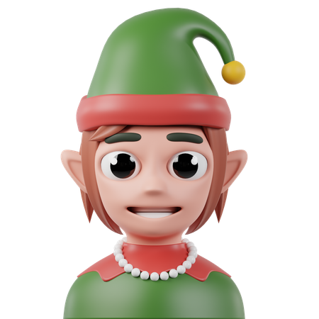 Elf Woman  3D Icon