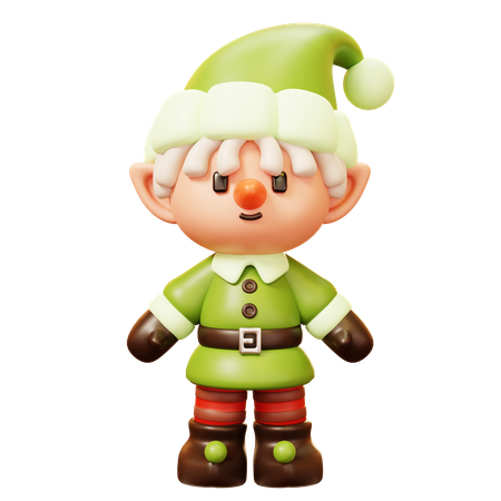 Elfe de Noël  3D Icon