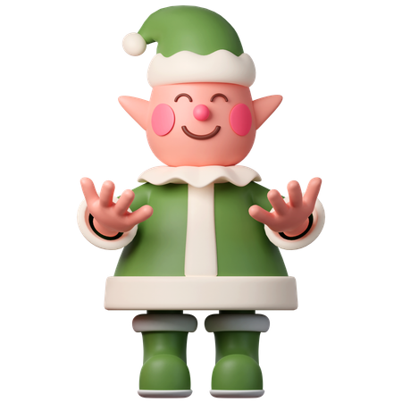 Elfe de Noël  3D Icon