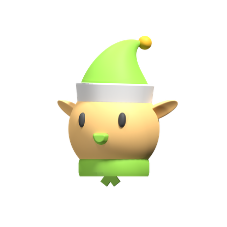 Elfe de Noël  3D Icon