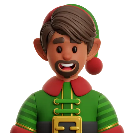 Elf Männer  3D Icon