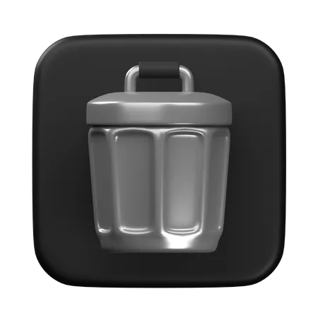 Borrar  3D Icon