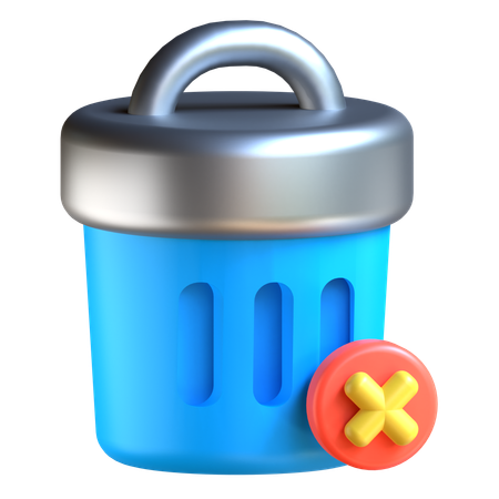 Borrar  3D Icon