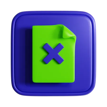 Remover archivo  3D Icon