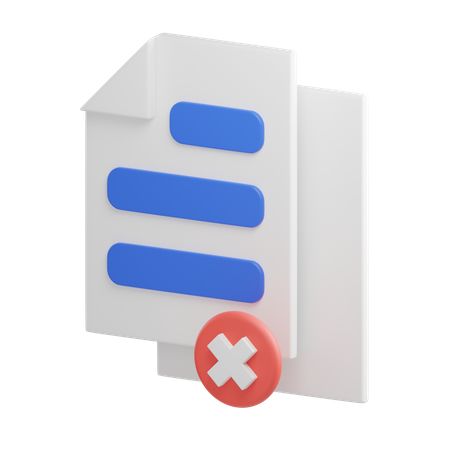 Remover archivo  3D Icon