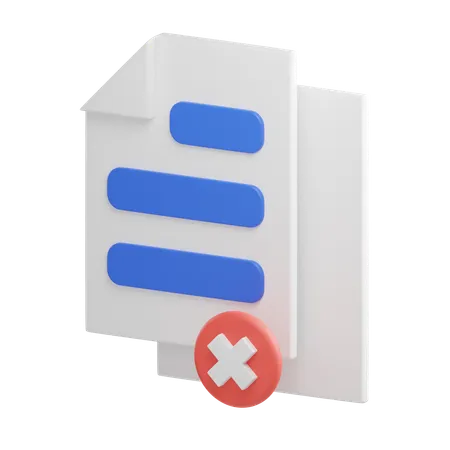 Remover archivo  3D Icon